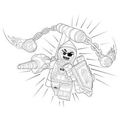 Dibujo para colorear: LEGO Nexo Knights (Juguetes y Juegos) #199205 - Dibujos para Colorear e Imprimir Gratis
