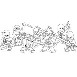 Dibujo para colorear: LEGO Ninjago (Juguetes y Juegos) #171078 - Dibujos para Colorear e Imprimir Gratis