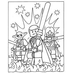 Dibujo para colorear: LEGO Star Wars (Juguetes y Juegos) #200442 - Dibujos para Colorear e Imprimir Gratis
