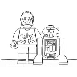 Dibujo para colorear: LEGO Star Wars (Juguetes y Juegos) #200443 - Dibujos para Colorear e Imprimir Gratis