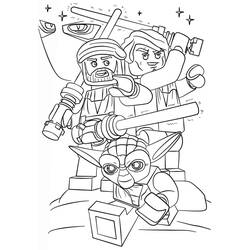 Dibujo para colorear: LEGO Star Wars (Juguetes y Juegos) #200444 - Dibujos para Colorear e Imprimir Gratis