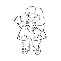 Dibujo para colorear: Muñeca (Juguetes y Juegos) #202201 - Dibujos para Colorear e Imprimir Gratis