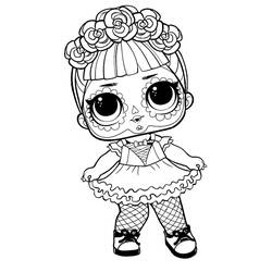 Dibujos para colorear: Muñeca LOL - Dibujos para Colorear e Imprimir Gratis