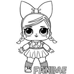 Dibujo para colorear: Muñeca LOL (Juguetes y Juegos) #176776 - Dibujos para Colorear e Imprimir Gratis