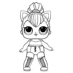 Dibujo para colorear: Muñeca LOL (Juguetes y Juegos) #176785 - Dibujos para Colorear e Imprimir Gratis