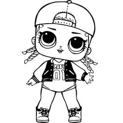 Dibujo para colorear: Muñeca LOL (Juguetes y Juegos) #176791 - Dibujos para Colorear e Imprimir Gratis