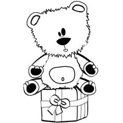 Dibujo para colorear: Osito de Peluche (Juguetes y Juegos) #180427 - Dibujos para Colorear e Imprimir Gratis