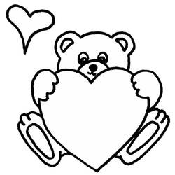 Dibujo para colorear: Osito de Peluche (Juguetes y Juegos) #180433 - Dibujos para Colorear e Imprimir Gratis