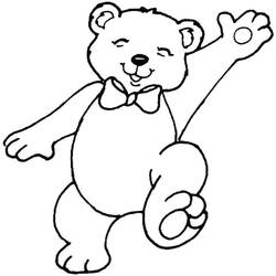 Dibujo para colorear: Osito de Peluche (Juguetes y Juegos) #180438 - Dibujos para Colorear e Imprimir Gratis