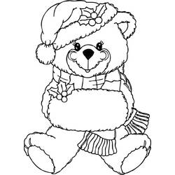 Dibujo para colorear: Osito de Peluche (Juguetes y Juegos) #180441 - Dibujos para Colorear e Imprimir Gratis