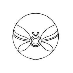 Dibujo para colorear: Pokeball (Juguetes y Juegos) #216480 - Dibujos para Colorear e Imprimir Gratis