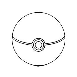 Dibujo para colorear: Pokeball (Juguetes y Juegos) #216486 - Dibujos para Colorear e Imprimir Gratis