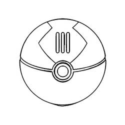 Dibujo para colorear: Pokeball (Juguetes y Juegos) #216487 - Dibujos para Colorear e Imprimir Gratis