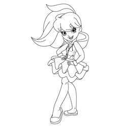 Dibujo para colorear: Polly Pocket (Juguetes y Juegos) #201935 - Dibujos para Colorear e Imprimir Gratis