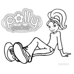 Dibujos para colorear: Polly Pocket - Dibujos para Colorear e Imprimir Gratis