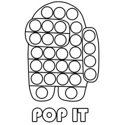 Dibujo para colorear: Pop It (Juguetes y Juegos) #200823 - Dibujos para Colorear e Imprimir Gratis