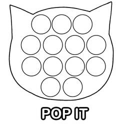 Dibujo para colorear: Pop It (Juguetes y Juegos) #200825 - Dibujos para Colorear e Imprimir Gratis