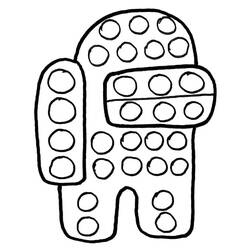 Dibujo para colorear: Pop It (Juguetes y Juegos) #200831 - Dibujos para Colorear e Imprimir Gratis