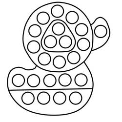 Dibujo para colorear: Pop It (Juguetes y Juegos) #200836 - Dibujos para Colorear e Imprimir Gratis