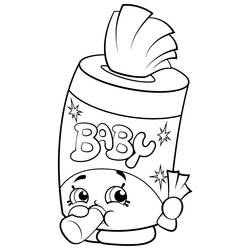 Dibujo para colorear: Shopkins (Juguetes y Juegos) #195789 - Dibujos para Colorear e Imprimir Gratis