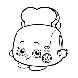Dibujo para colorear: Shopkins (Juguetes y Juegos) #195797 - Dibujos para Colorear e Imprimir Gratis