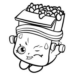 Dibujo para colorear: Shopkins (Juguetes y Juegos) #195801 - Dibujos para Colorear e Imprimir Gratis