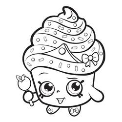 Dibujo para colorear: Shopkins (Juguetes y Juegos) #195807 - Dibujos para Colorear e Imprimir Gratis