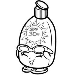 Dibujo para colorear: Shopkins (Juguetes y Juegos) #195825 - Dibujos para Colorear e Imprimir Gratis