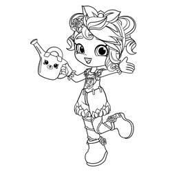 Dibujo para colorear: Shoppies Dolls (Juguetes y Juegos) #199255 - Dibujos para Colorear e Imprimir Gratis