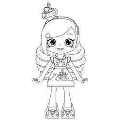 Dibujo para colorear: Shoppies Dolls (Juguetes y Juegos) #199258 - Dibujos para Colorear e Imprimir Gratis