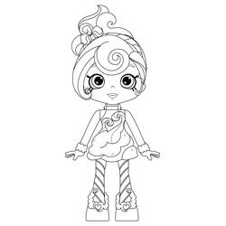 Dibujo para colorear: Shoppies Dolls (Juguetes y Juegos) #199259 - Dibujos para Colorear e Imprimir Gratis