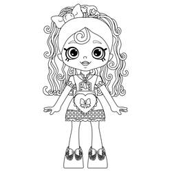 Dibujo para colorear: Shoppies Dolls (Juguetes y Juegos) #199263 - Dibujos para Colorear e Imprimir Gratis