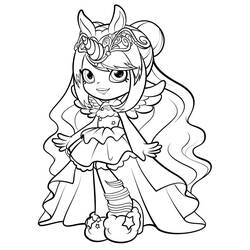 Dibujo para colorear: Shoppies Dolls (Juguetes y Juegos) #199264 - Dibujos para Colorear e Imprimir Gratis
