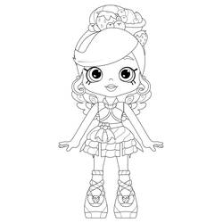 Dibujo para colorear: Shoppies Dolls (Juguetes y Juegos) #199265 - Dibujos para Colorear e Imprimir Gratis