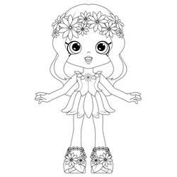 Dibujo para colorear: Shoppies Dolls (Juguetes y Juegos) #199268 - Dibujos para Colorear e Imprimir Gratis