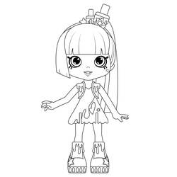 Dibujo para colorear: Shoppies Dolls (Juguetes y Juegos) #199270 - Dibujos para Colorear e Imprimir Gratis