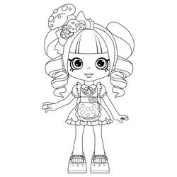 Dibujo para colorear: Shoppies Dolls (Juguetes y Juegos) #199271 - Dibujos para Colorear e Imprimir Gratis