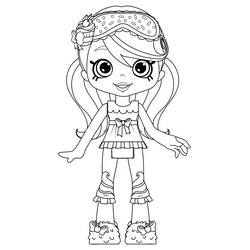 Dibujo para colorear: Shoppies Dolls (Juguetes y Juegos) #199273 - Dibujos para Colorear e Imprimir Gratis