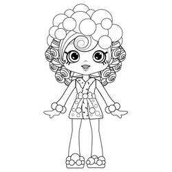 Dibujo para colorear: Shoppies Dolls (Juguetes y Juegos) #199274 - Dibujos para Colorear e Imprimir Gratis