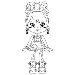 Dibujo para colorear: Shoppies Dolls (Juguetes y Juegos) #199278 - Dibujos para Colorear e Imprimir Gratis