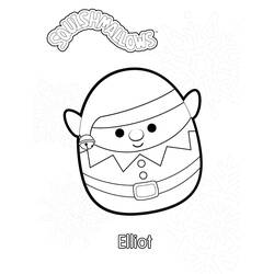 Dibujo para colorear: Squishmallows (Juguetes y Juegos) #219262 - Dibujos para Colorear e Imprimir Gratis