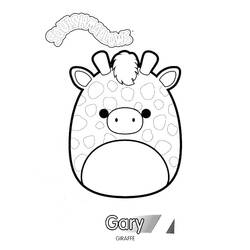 Dibujo para colorear: Squishmallows (Juguetes y Juegos) #219265 - Dibujos para Colorear e Imprimir Gratis