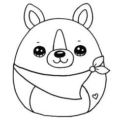 Dibujo para colorear: Squishmallows (Juguetes y Juegos) #219291 - Dibujos para Colorear e Imprimir Gratis