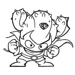 Dibujo para colorear: Superzings (Juguetes y Juegos) #198847 - Dibujos para Colorear e Imprimir Gratis