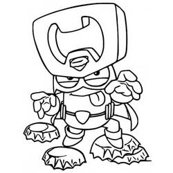 Dibujo para colorear: Superzings (Juguetes y Juegos) #198852 - Dibujos para Colorear e Imprimir Gratis