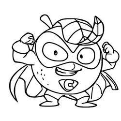Dibujo para colorear: Superzings (Juguetes y Juegos) #198854 - Dibujos para Colorear e Imprimir Gratis