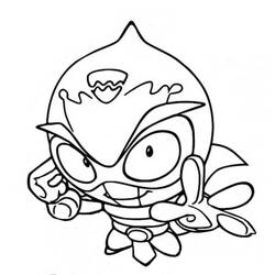 Dibujo para colorear: Superzings (Juguetes y Juegos) #198861 - Dibujos para Colorear e Imprimir Gratis