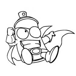 Dibujo para colorear: Superzings (Juguetes y Juegos) #198866 - Dibujos para Colorear e Imprimir Gratis