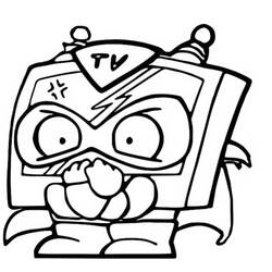 Dibujo para colorear: Superzings (Juguetes y Juegos) #198870 - Dibujos para Colorear e Imprimir Gratis