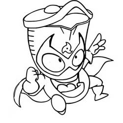 Dibujo para colorear: Superzings (Juguetes y Juegos) #198871 - Dibujos para Colorear e Imprimir Gratis